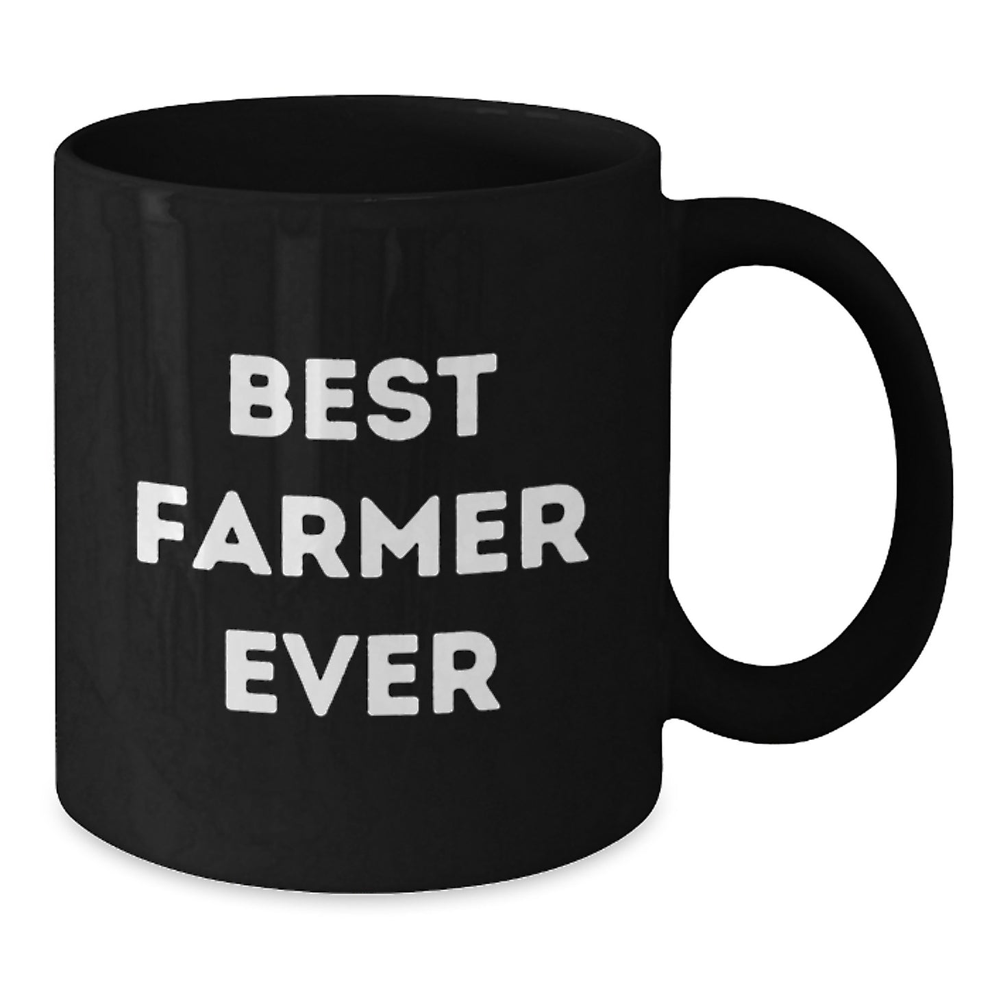 Farmer Gifts from Best Farmer Ever Black Coffee Mugs for Graduation, Funny Quote, Black Coffee Mug for Farmer, Gifts for Farmers, Best Farmer Ever Mugs, Inspirational Farmer Gifts - Additional