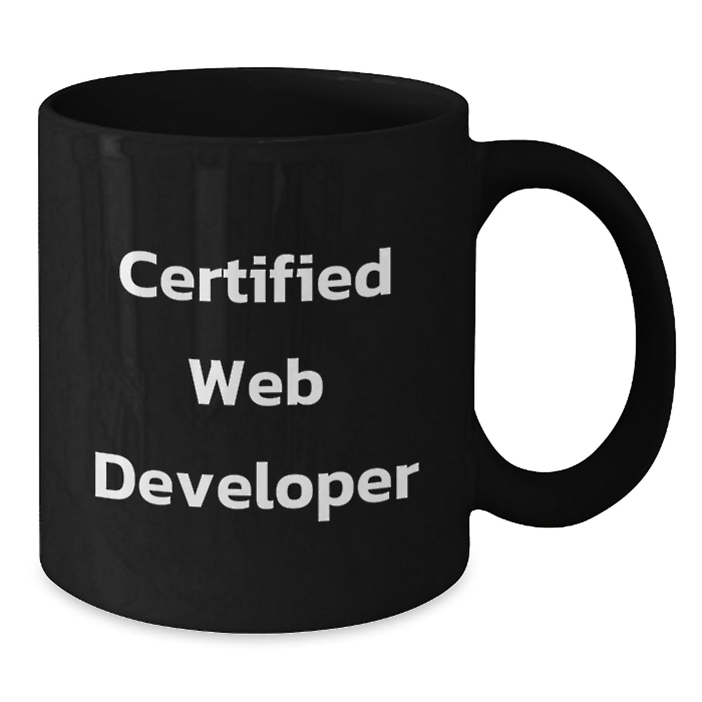 Funny Web Developer Gifts from Friends, Inspirational Quote Black Coffee Mug, Birthday Unique Gifts for Men, Women, Coworkers, Family - Additional