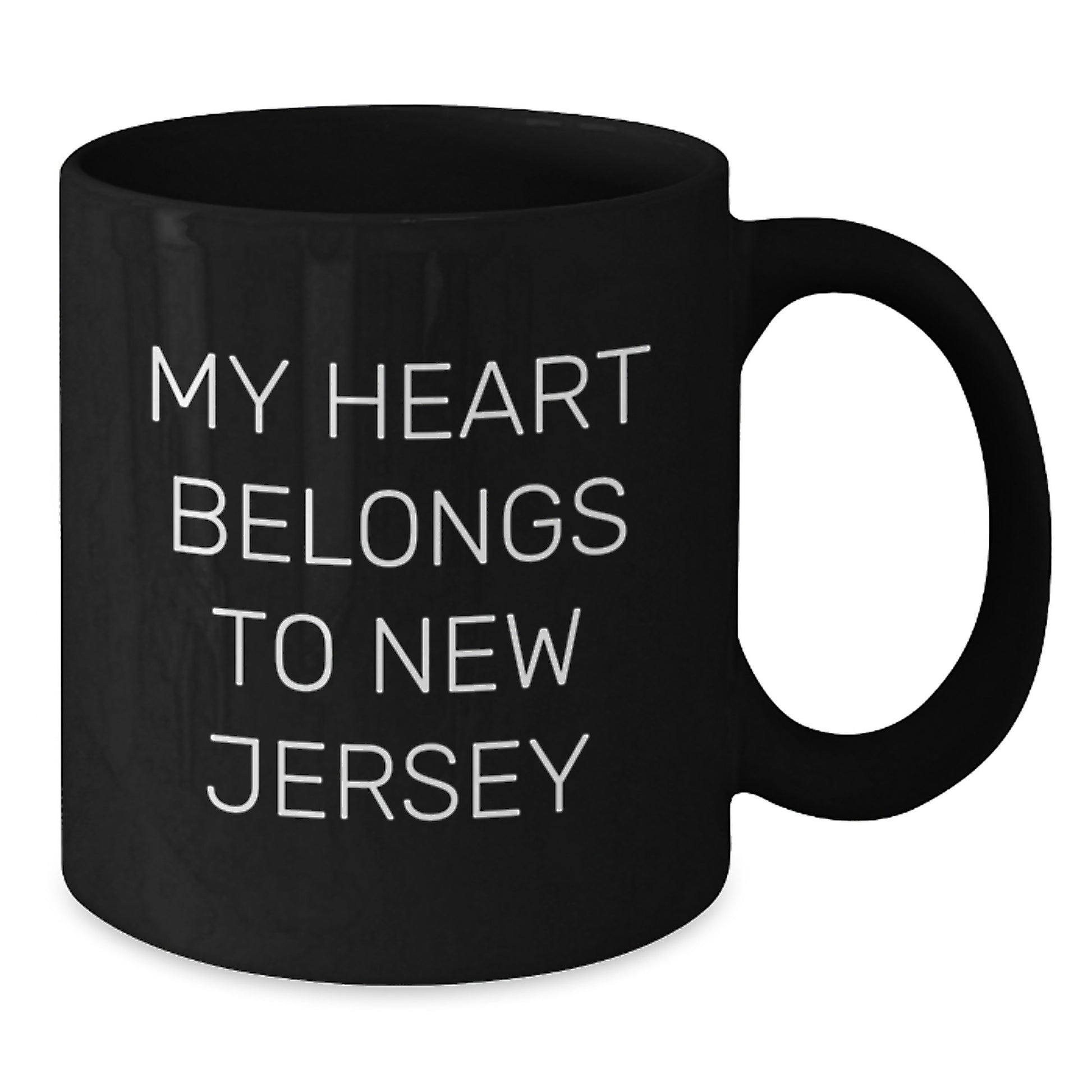 New Jersey Lovers' Funny Quotes Black Coffee Mug Gifts from Friends, Gifts for New Jersey Enthusiasts, Birthday Unique - Additional