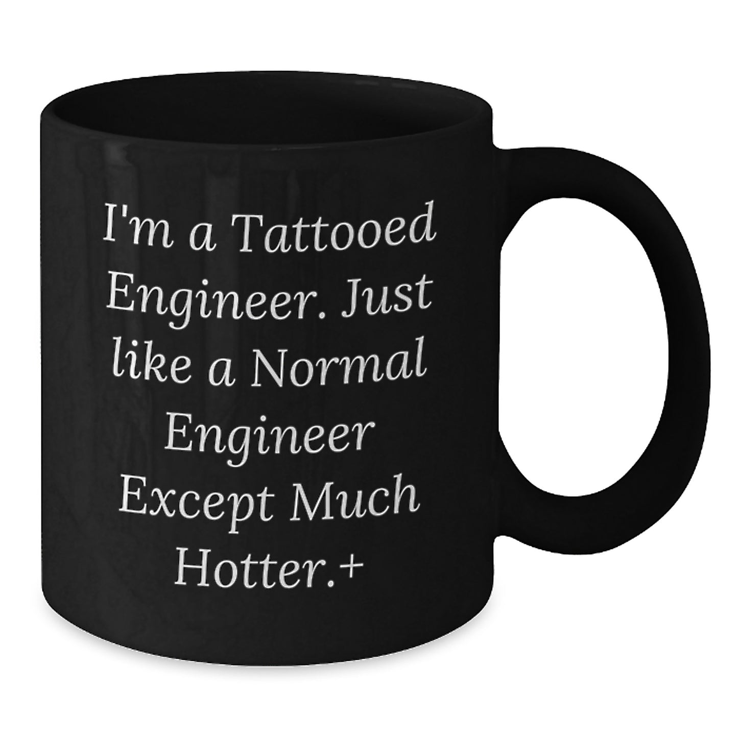 Engineer Humor Funny Black Coffee Mug Gifts from Men to Engineer Friends Birthday Unique - Additional