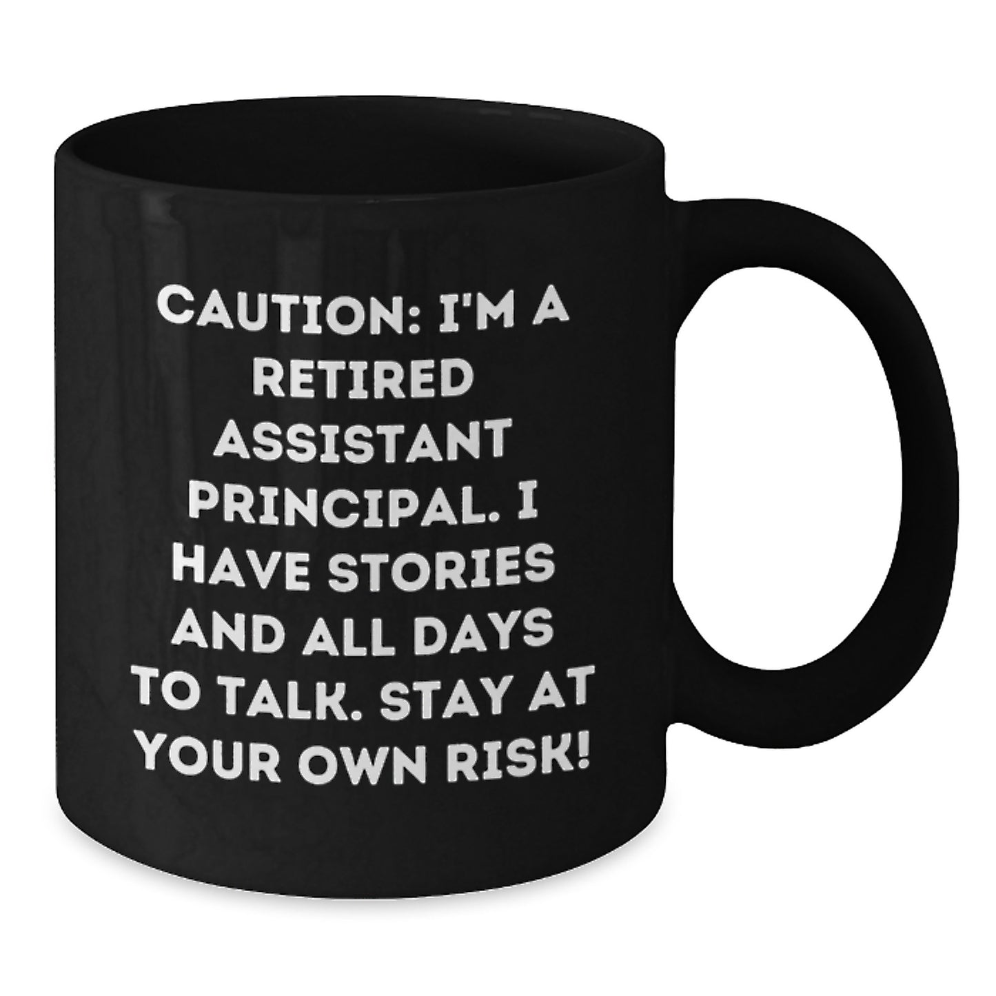 assistant principal gifts, Funny Quote, Black Coffee Mug, Birthday Unique Gifts from Men, for Assistant Principal - Additional