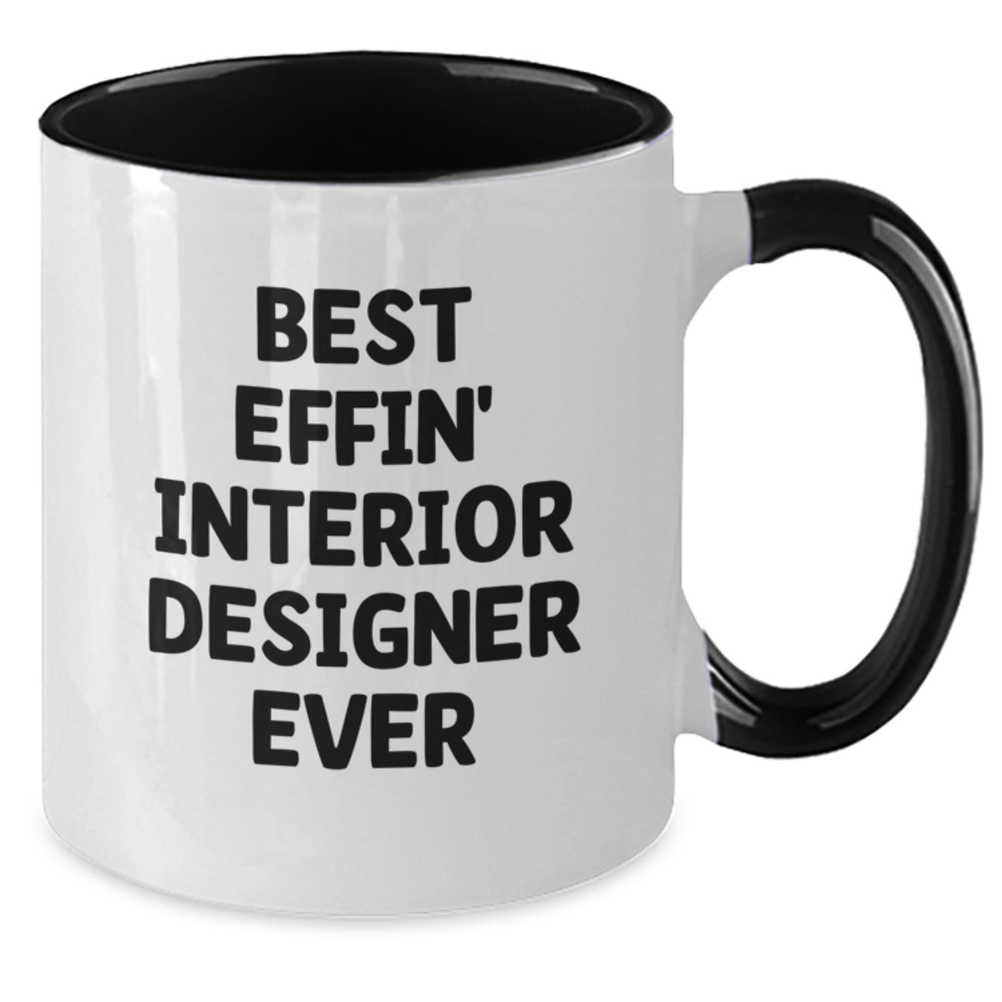 Funny Interior Designer Gifts, Unique Two Tone Coffee Mugs for Graduation, Gifts from Friends, Gifts for the Best Effin' Interior Designer Ever - Additional