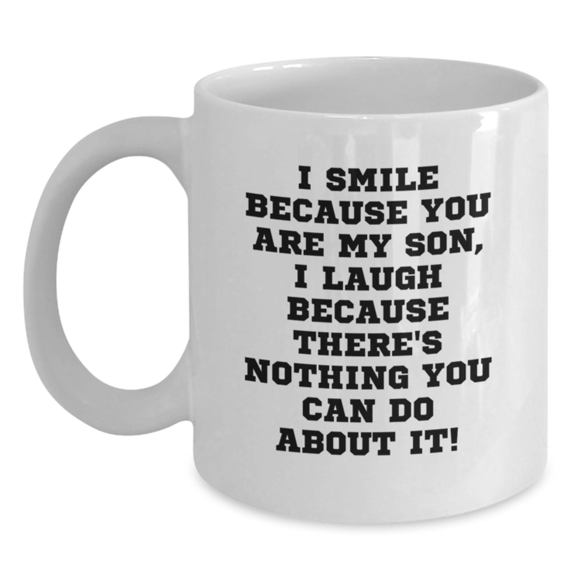 Funny Son White Coffee Mugs Gifts from Mom for Christmas Unique - Main