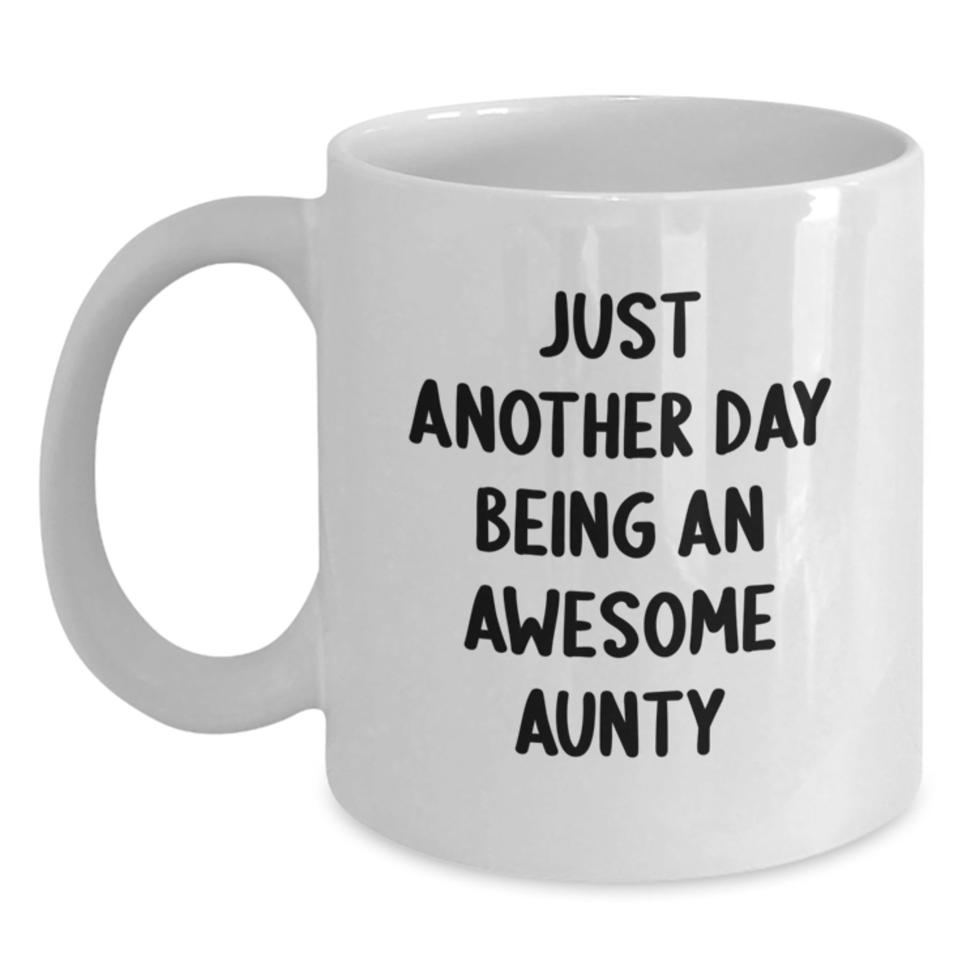 Funny Aunty White Coffee Mugs Gifts from Family to Awesome Aunts on Christmas Unique Mugs - Main