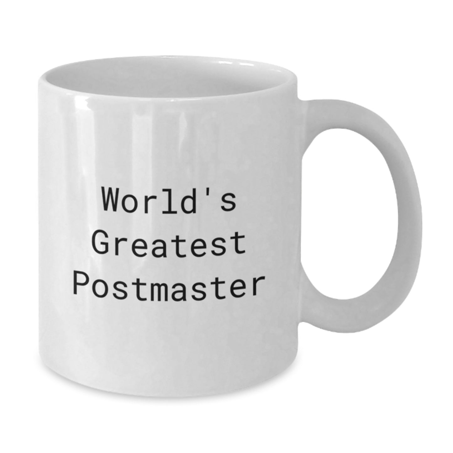 World's Greatest Postmaster Funny Quote White Coffee Mug Gifts from Friends and Family - Additional
