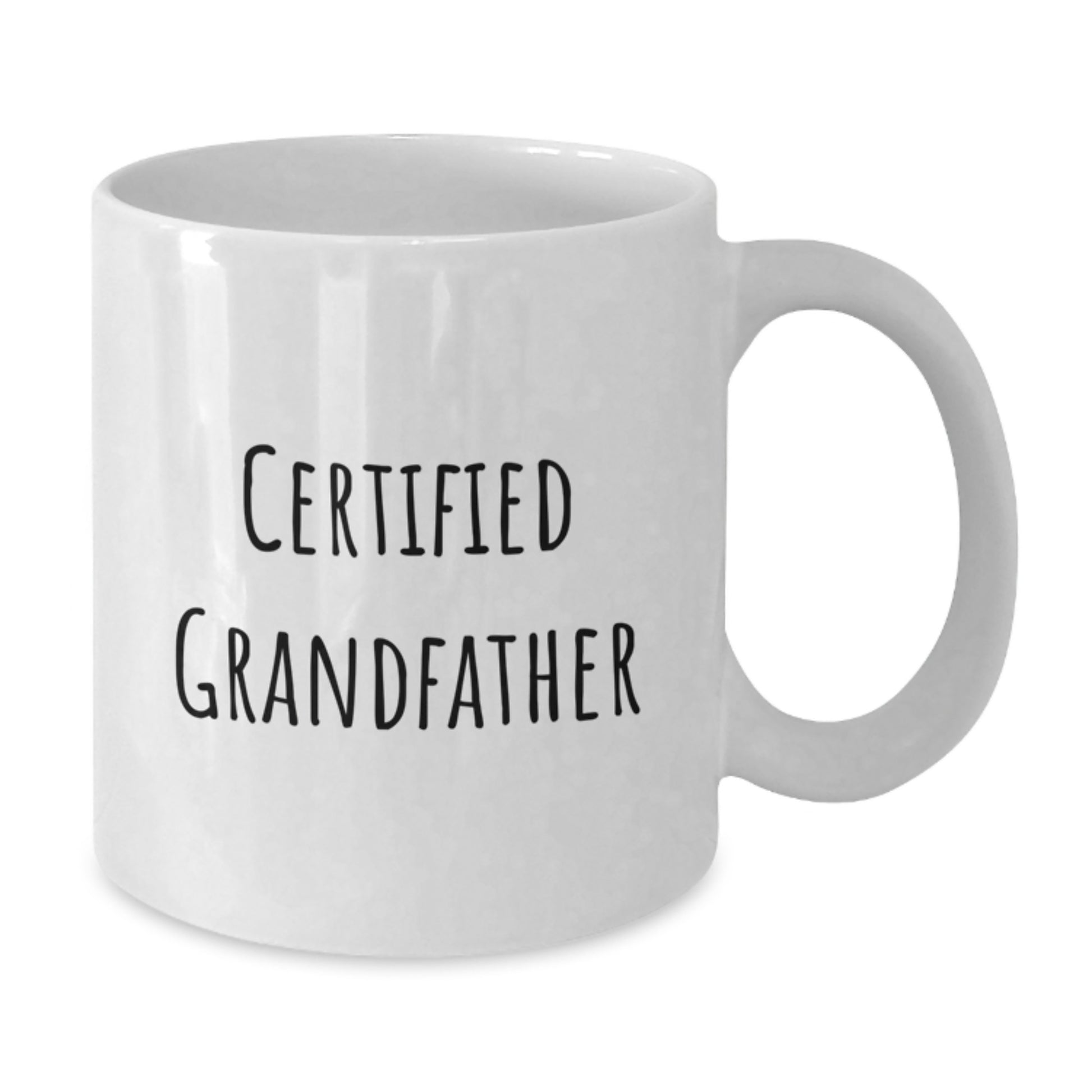 Funny Grandfather Gifts from Men to Grandfather for Graduation - White Coffee Mug - Additional
