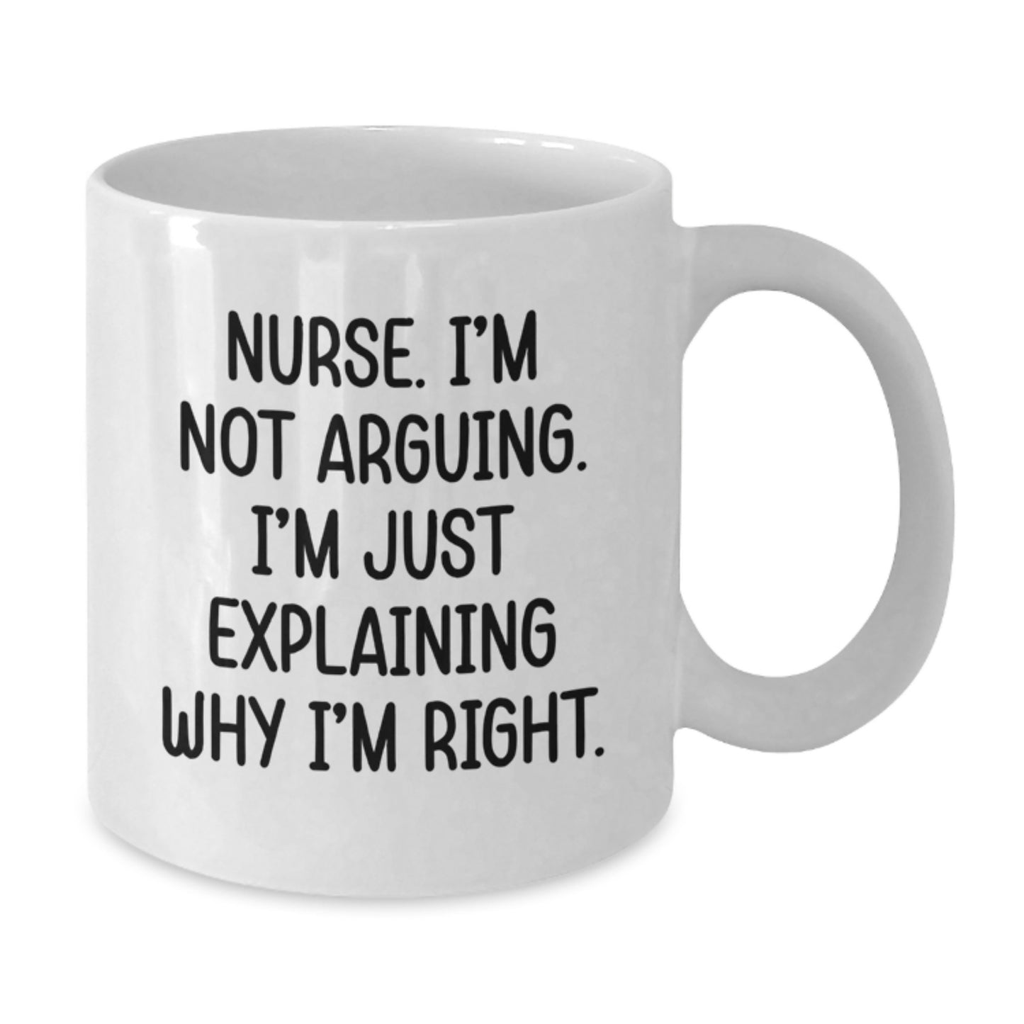 Funny Nurse Mugs Gifts from Friends for Nurses Birthday Unique Presents, White Coffee Mug with Inspirational Quote - Additional