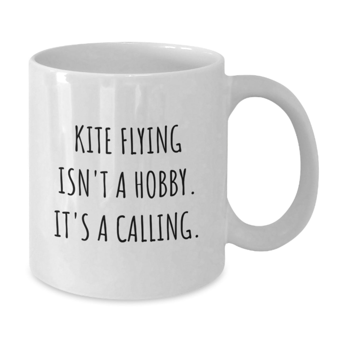 Kite Flying Gifts from Friends for Men, Inspirational Quote White Coffee Mug, 11oz or 15oz Graduation Unique Gifts for Kite Flying Enthusiasts - Additional