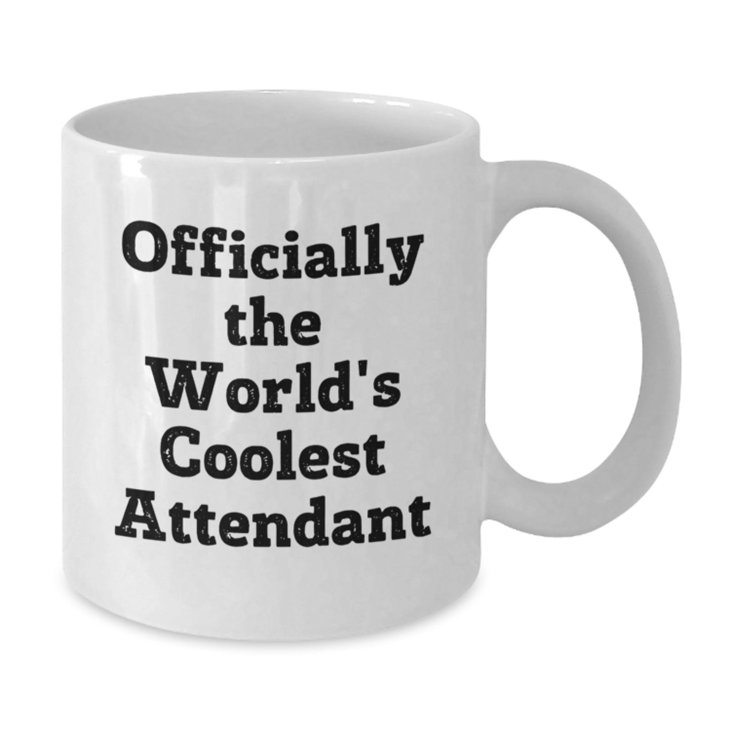 Funny Attendant Gifts, Officially The World's Coolest Attendant White Coffee Mug for Men, Women, Friends, Coworkers, Family, Graduation Unique Gifts from Friends, Coworkers, Family - Additional