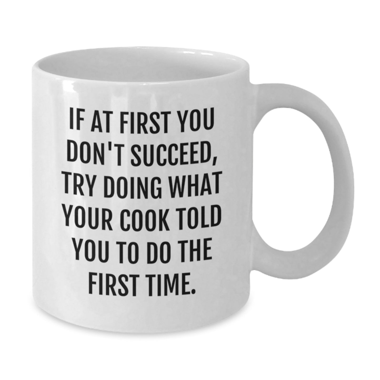 Funny Gift for Cook, White Coffee Mug with Inspirational Quote from Friends, Unique Birthday Unique Gifts for Men, Women, Family - Additional
