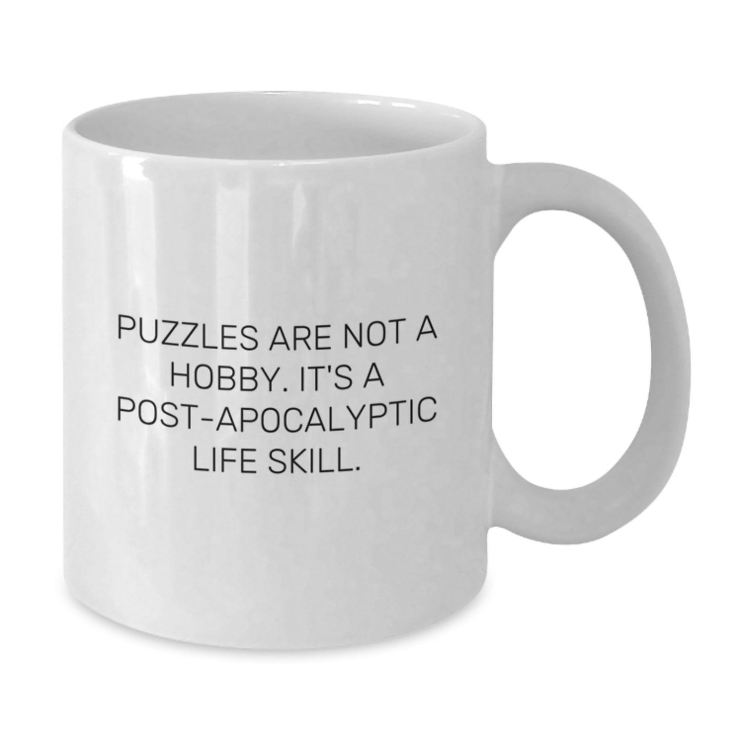 Puzzles Enthusiasts' Funny White Coffee Mug Gifts from Friends for Puzzle Lovers' Birthday - Additional