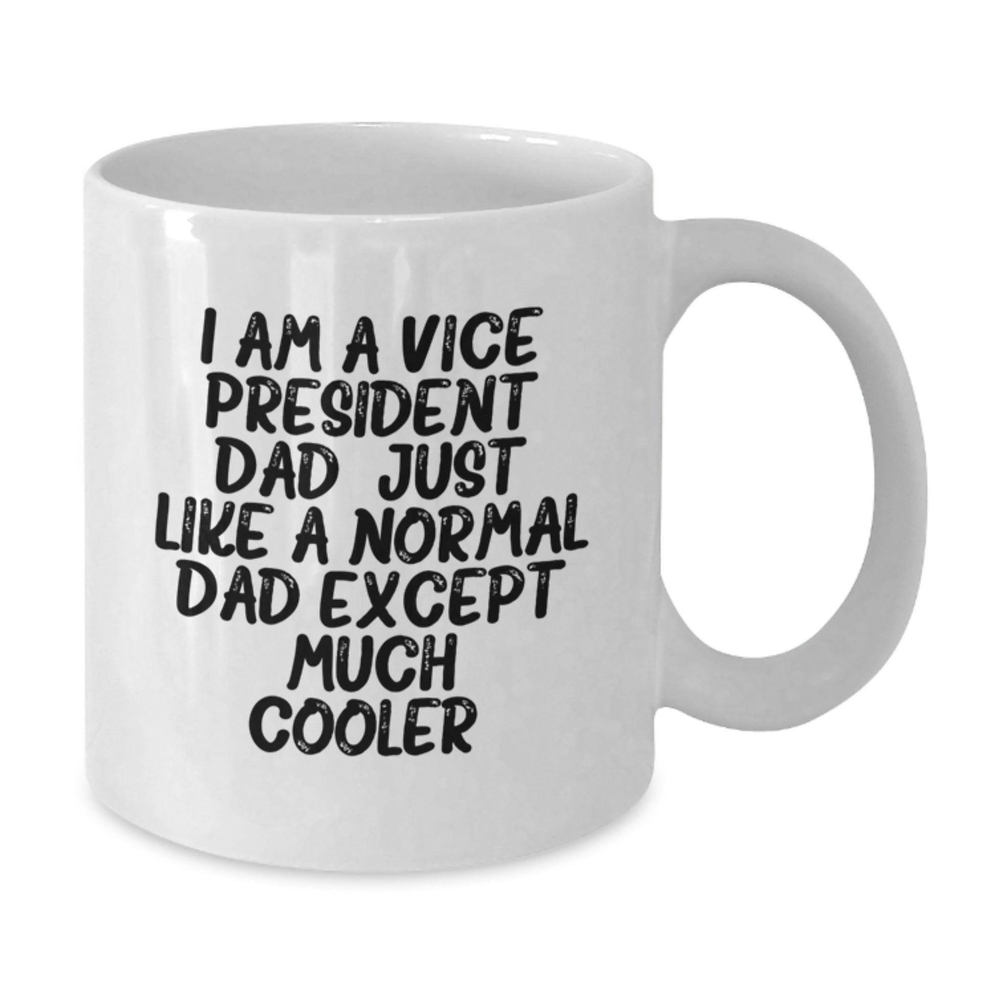 Vice President Dad Gifts, Funny White Coffee Mug for Graduation Unique Gifts from Men to Vice President - Additional