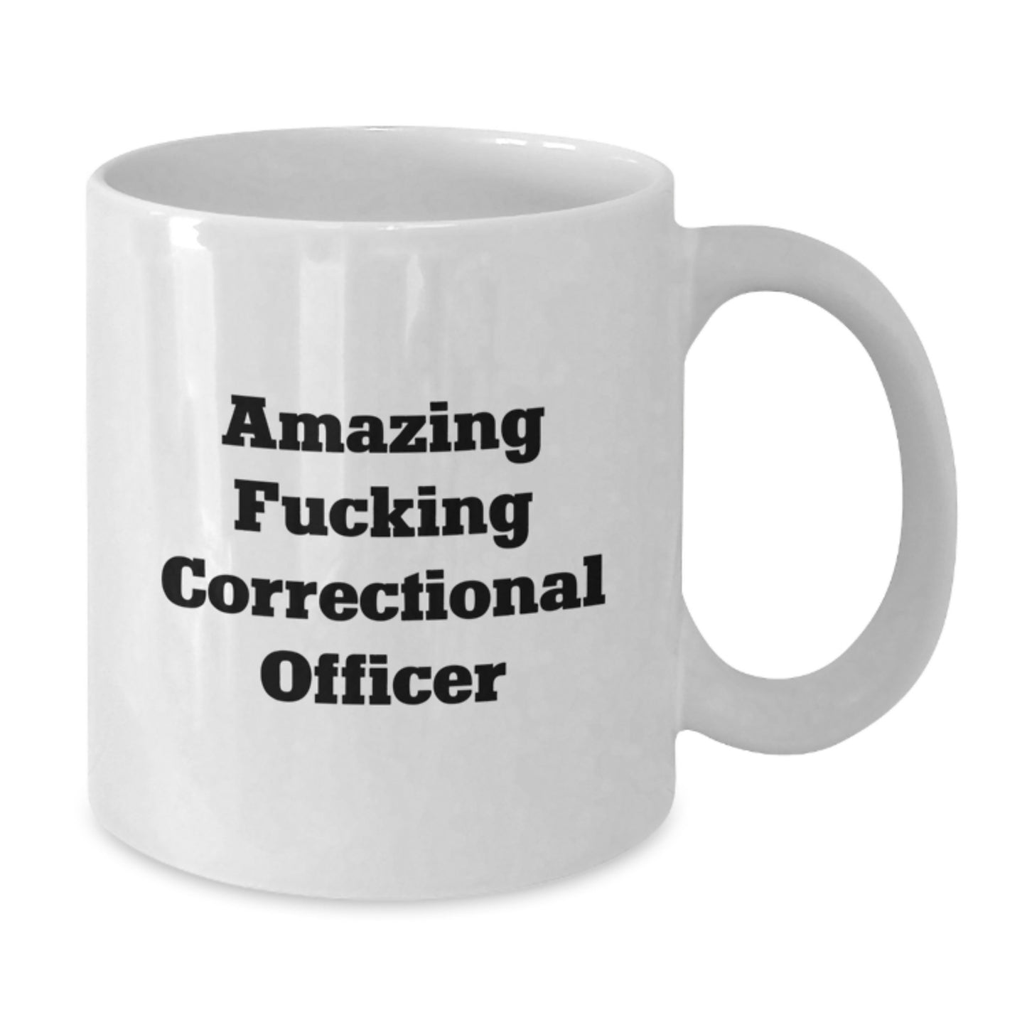 Funny Correctional Officer Gifts from Friends, Gifts for Correctional Officer Birthday, Amazing Quote White Coffee Mug, 11oz/15oz Ceramic Microwave Dishwasher Safe - Additional