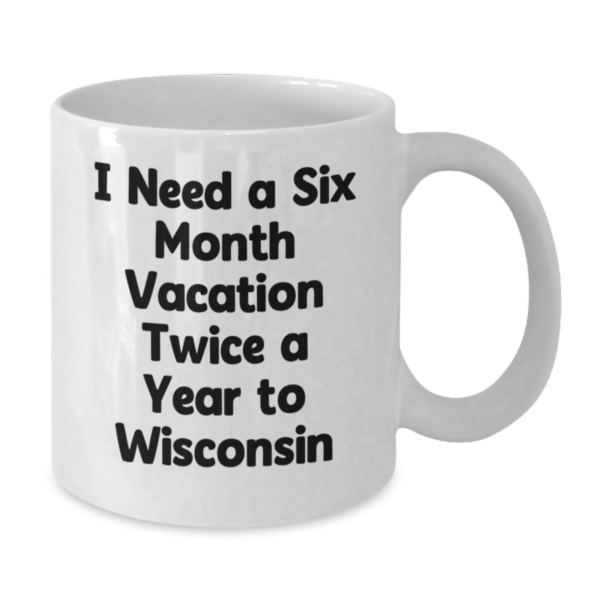 Wisconsin Lover Gifts from Friends and Family for Men and Women - White Coffee Mug for Christmas Unique - Additional