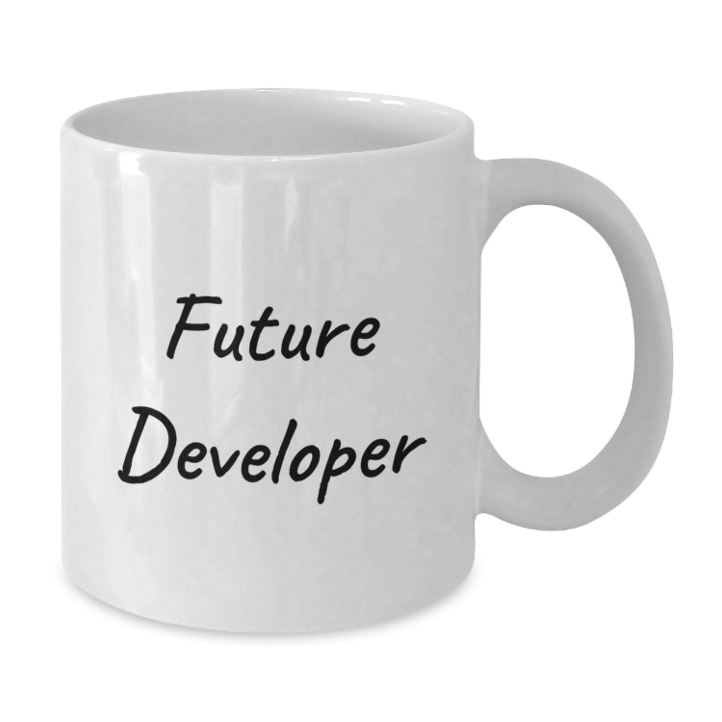 Funny Future Developer Gifts from Friends for Birthday - White Coffee Mug - Additional
