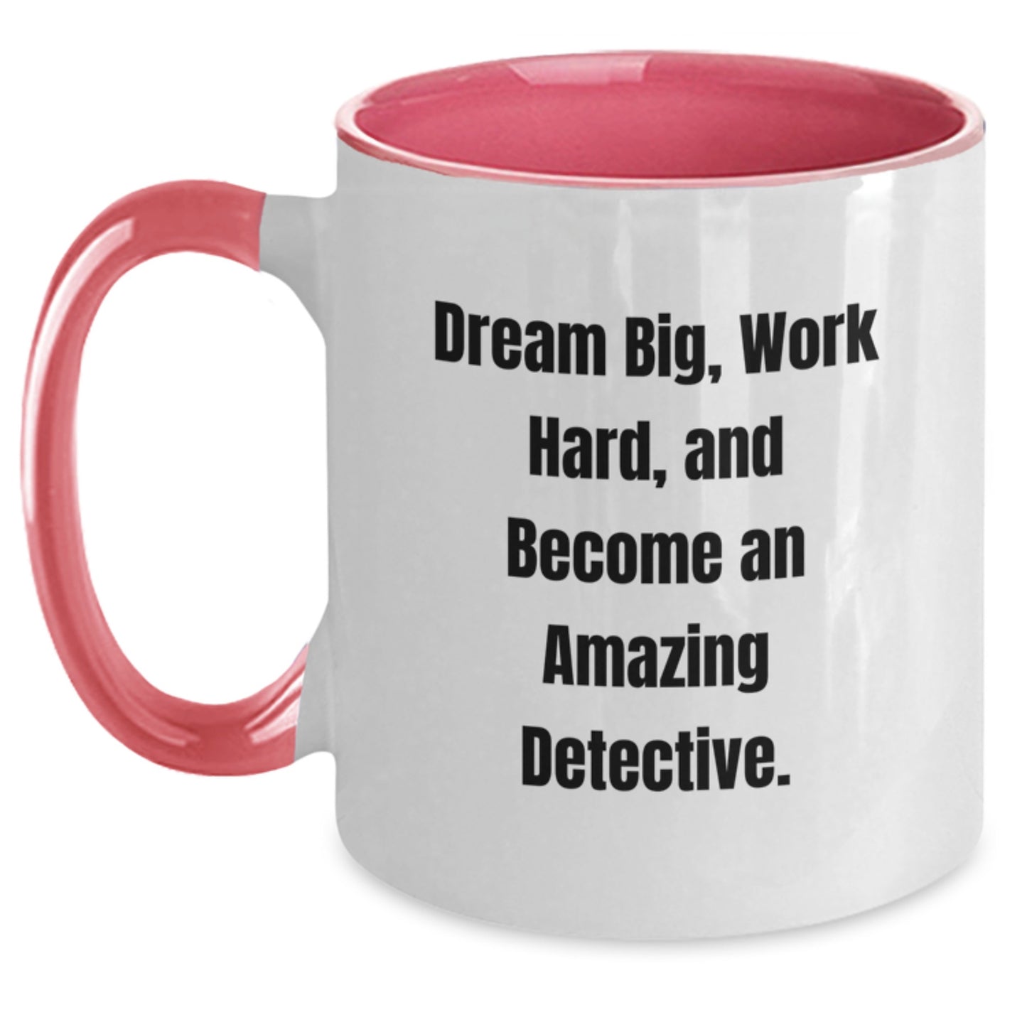 Detective Inspired Two Tone Coffee Mug - Funny Quote Gifts for Men from Friends - Main