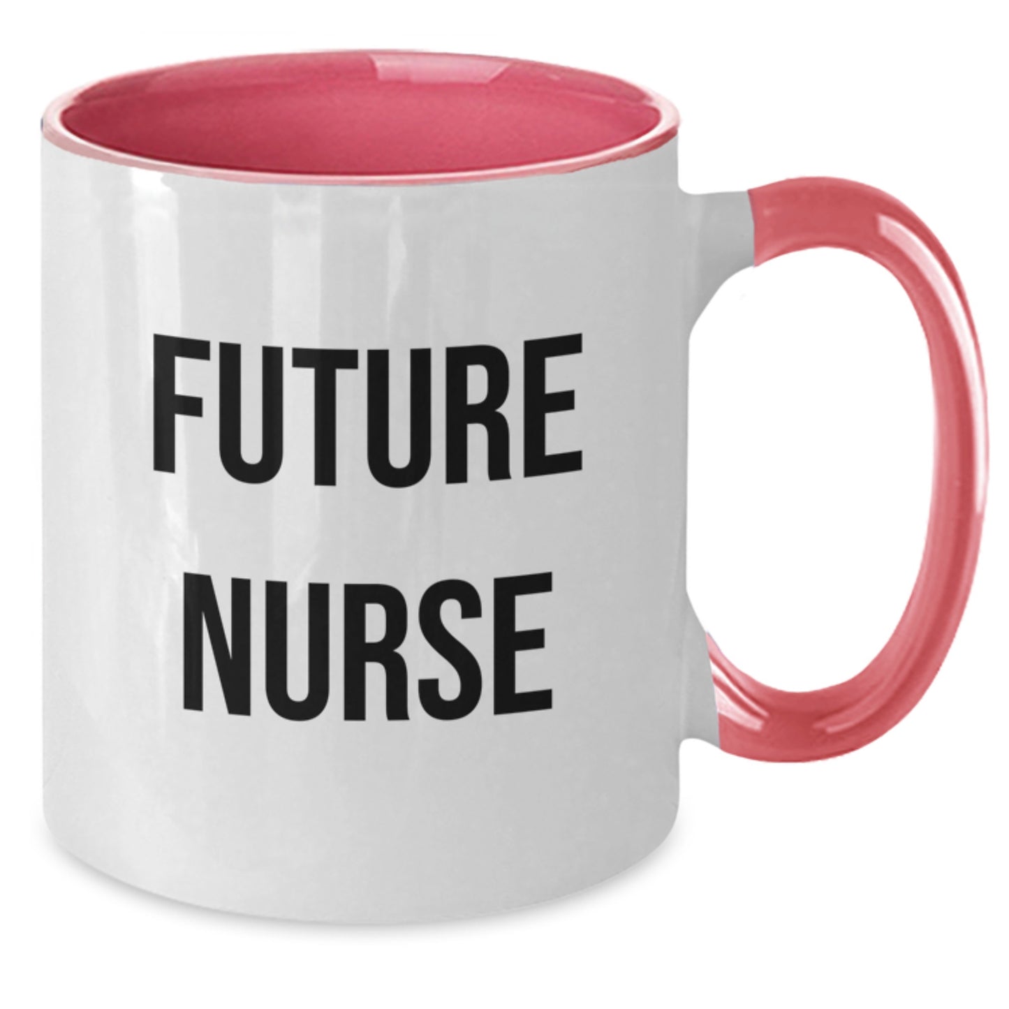 Funny Future Nurse Gifts - Two Tone Coffee Mug for Her - Birthday Unique Gifts from Friends, Coworkers, Family, or Men - Additional