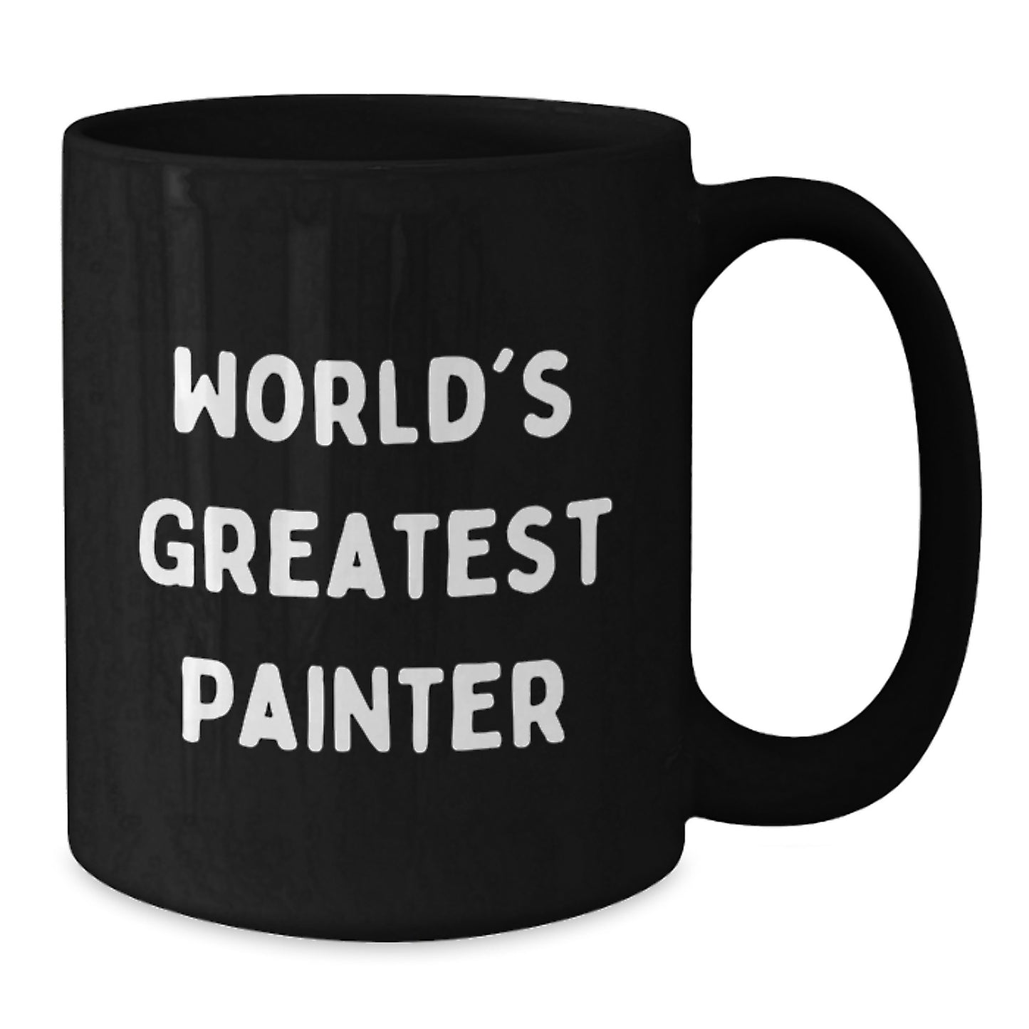 Funny Painter Gifts - Unique Black Coffee Mug for Friends - World's Greatest Painter Lover Mug, Valentine's Unique Gifts from Friends to Family - Additional