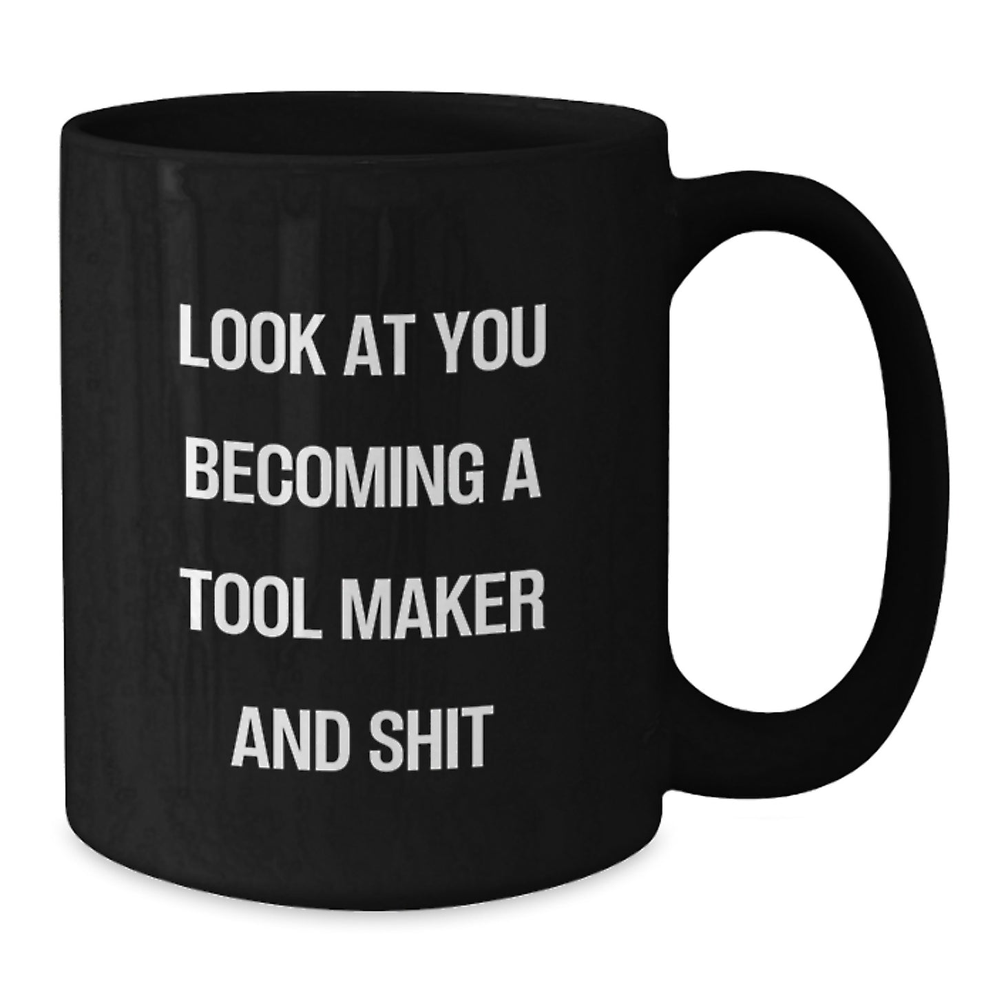 Tool Maker Keepsake Premium Black Coffee Mug for Him – Graduation Gift - Additional