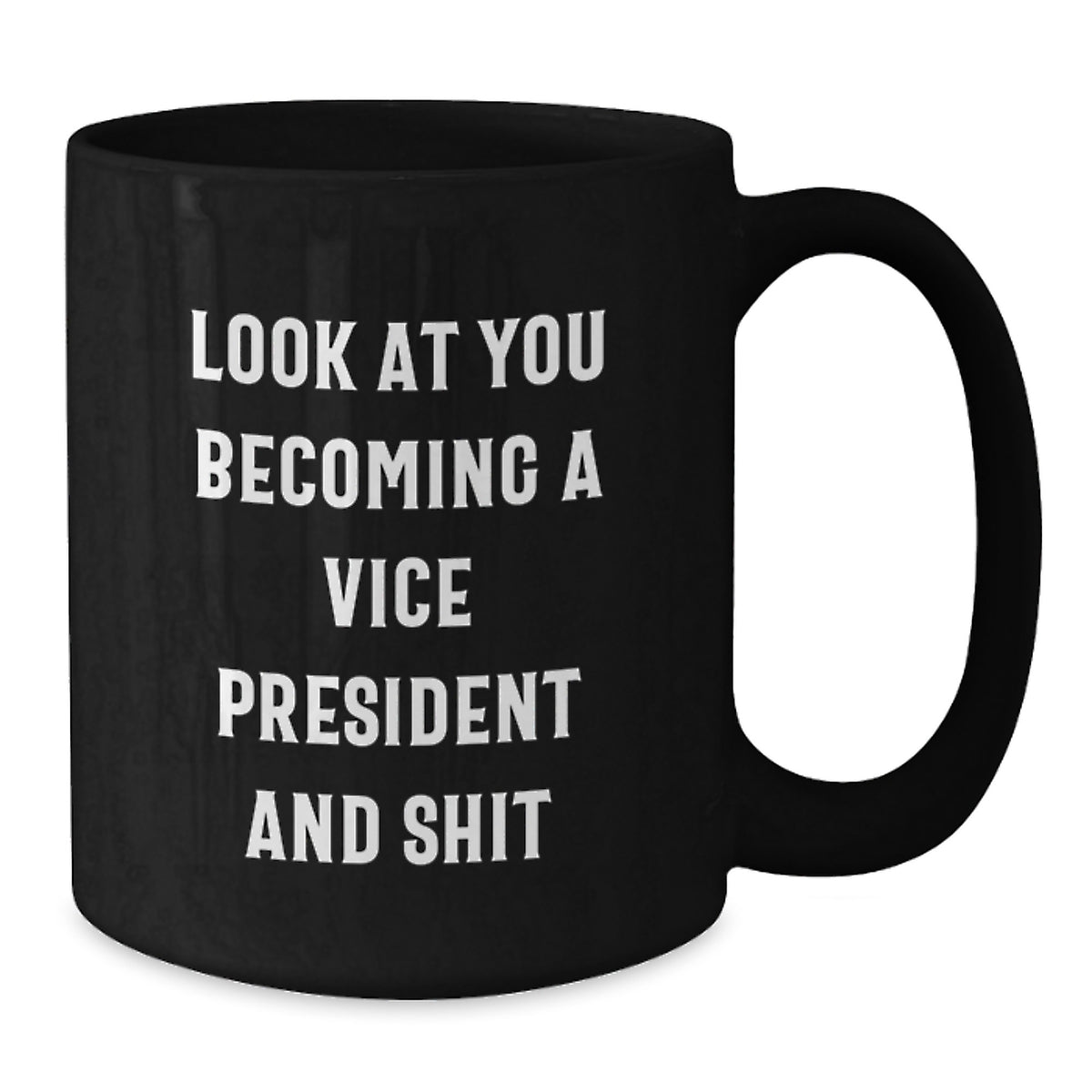 Vice President Keepsake Mug for Him – Christmas Gift Black Coffee Mug - Additional
