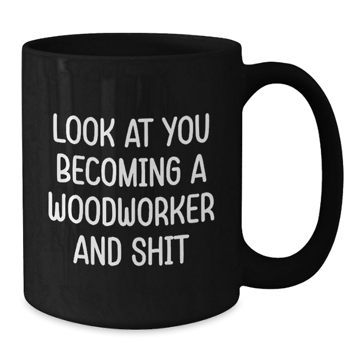 Woodworker Keepsake Ceramic Black Coffee Mug for Him 11oz Birthday Gift - Additional