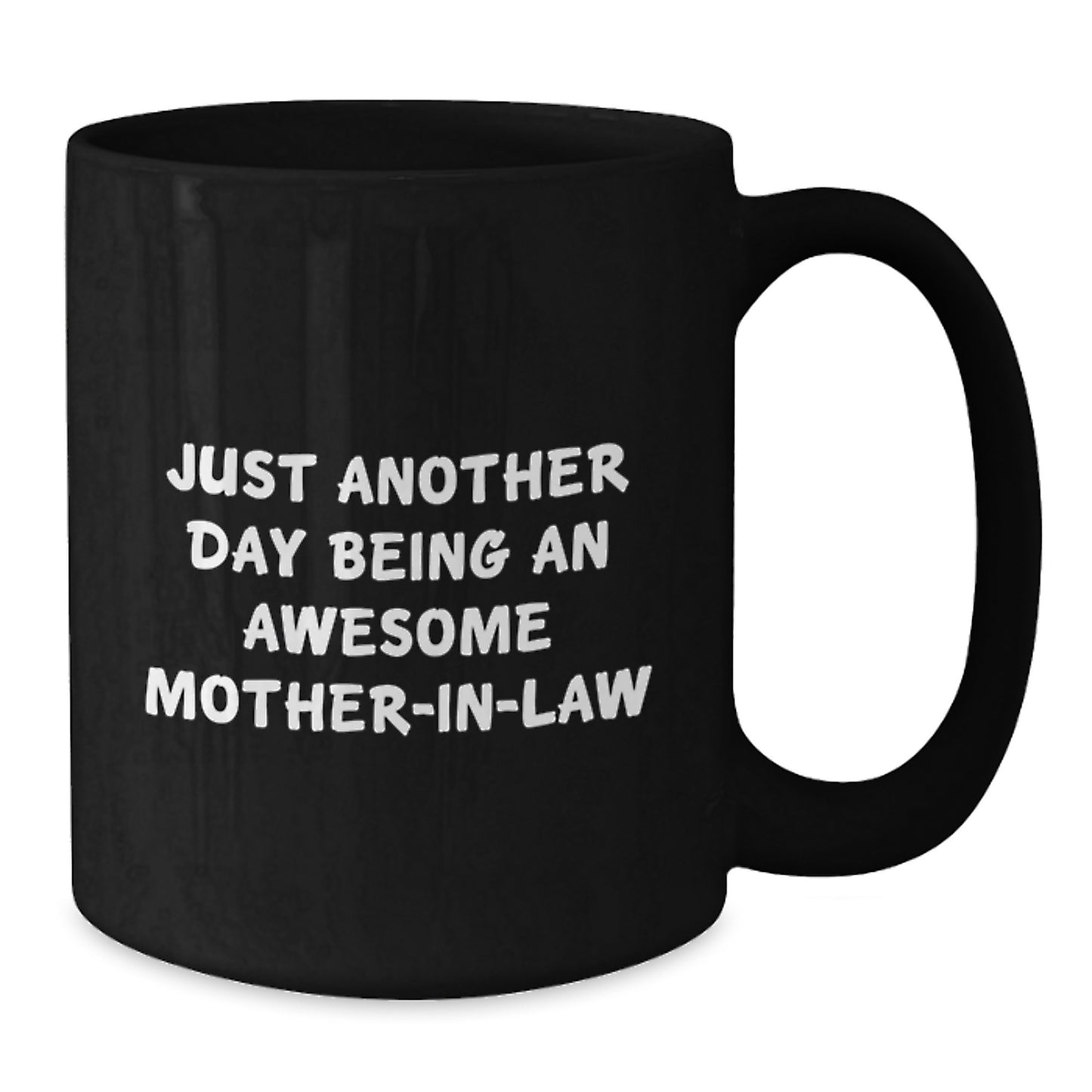 Heartfelt Gifts from Family, Funny Mom-in-law Quotes, Black Coffee Mug, Perfect for Graduation Unique Gifts - Additional