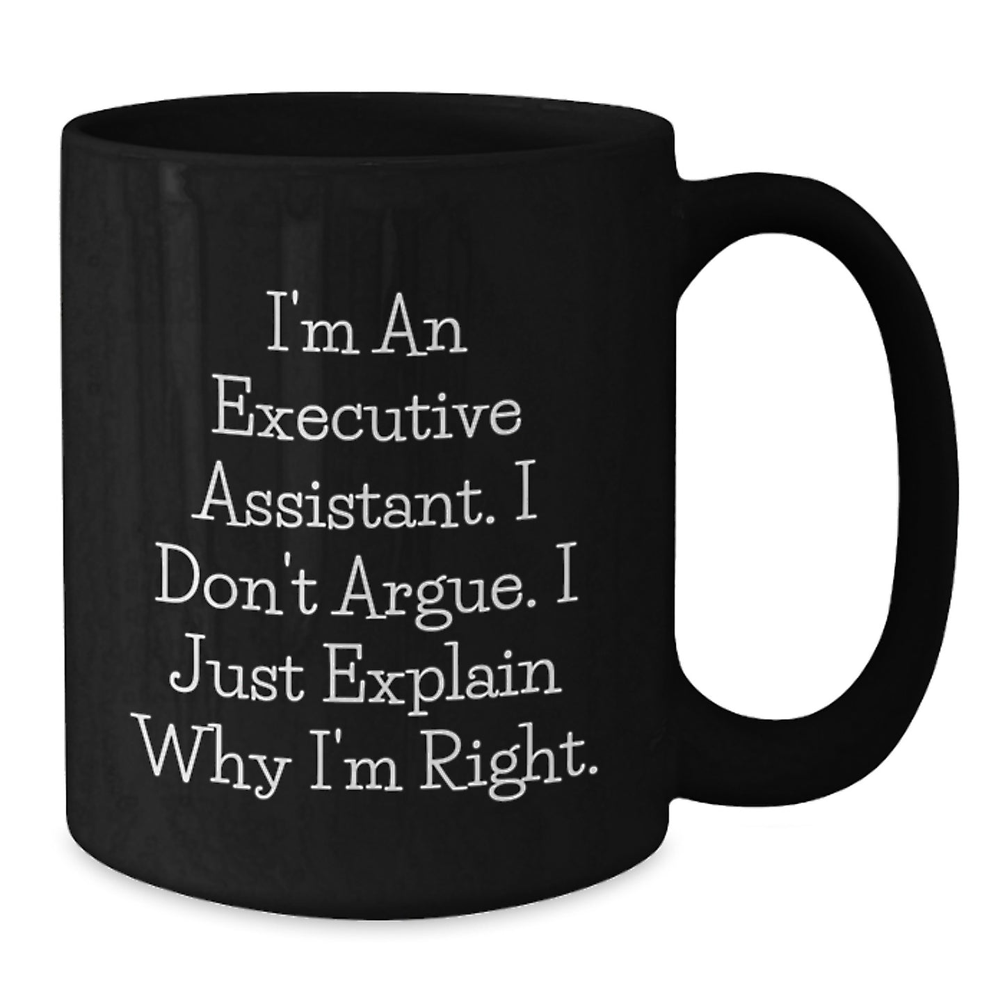 Funny Executive Assistant Gifts for Christmas Unique Black Coffee Mugs from Friends to Coworkers - Additional