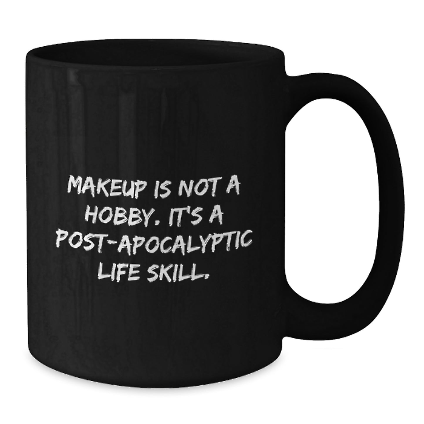 Makeup Lover Gifts from Friends, 'Makeup Is Not A Hobby' Funny Black Coffee Mug for Women, Graduation Unique Gifts - Additional