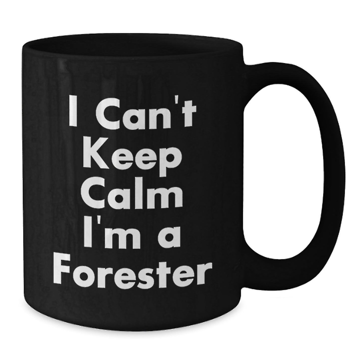 Funny Forester Gifts from Men for Forester Friends and Family - Black Coffee Mug I'm A Forester - Additional