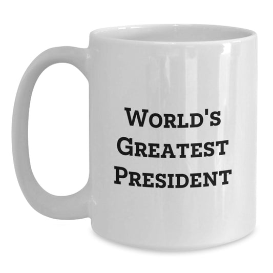Funny World's Greatest President Gifts for President Men Christmas Unique Gifts from Family - Main