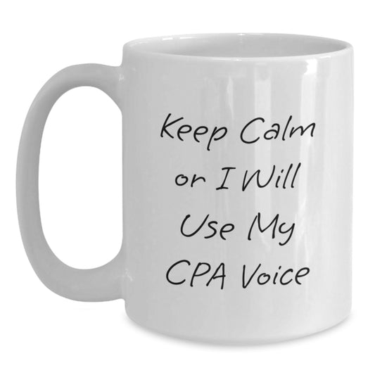 Funny CPA White Coffee Mugs Gifts from Friends for Valentine's - Main