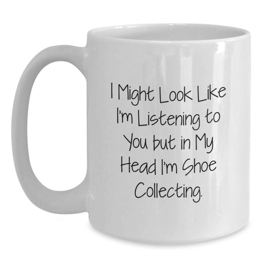 Funny Shoe Collecting White Coffee Mugs for Friends from Men Gifts for the Christmas Season - Main