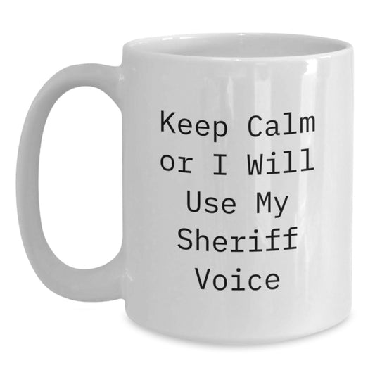 Funny Sheriff Gifts from Men to Mother's Day Unique Gifts for Sheriff Women Friends - Main