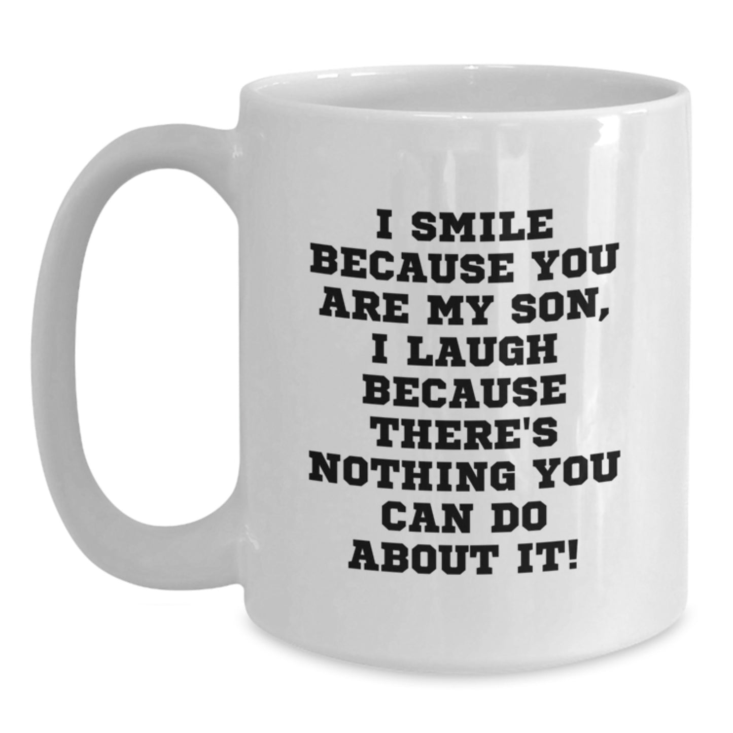 Funny Son White Coffee Mugs Gifts from Mom for Christmas Unique - Main