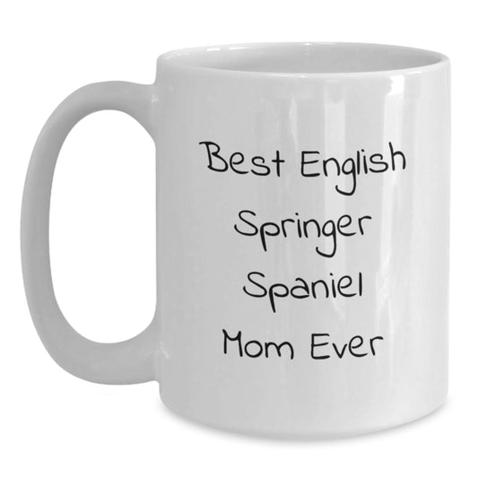 Funny English Springer Spaniel Dog Mom Gifts from Family on Birthday Unique - Main