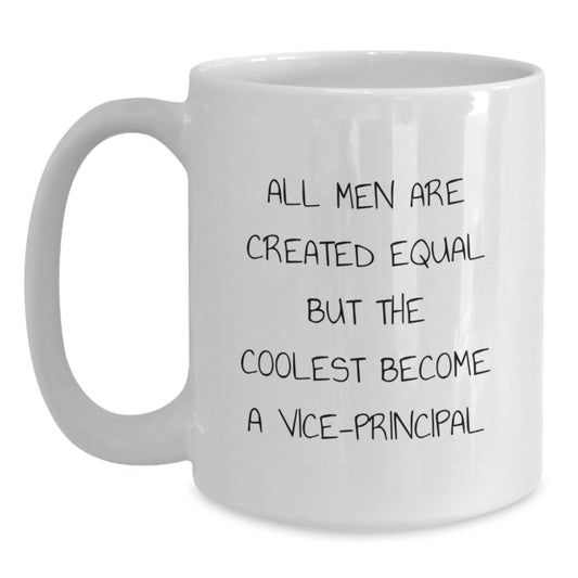 Funny Vice-principal Gifts from Men for Vice-principal - White Coffee Mug - Dad's Gift Ideas on Father's Day - Main