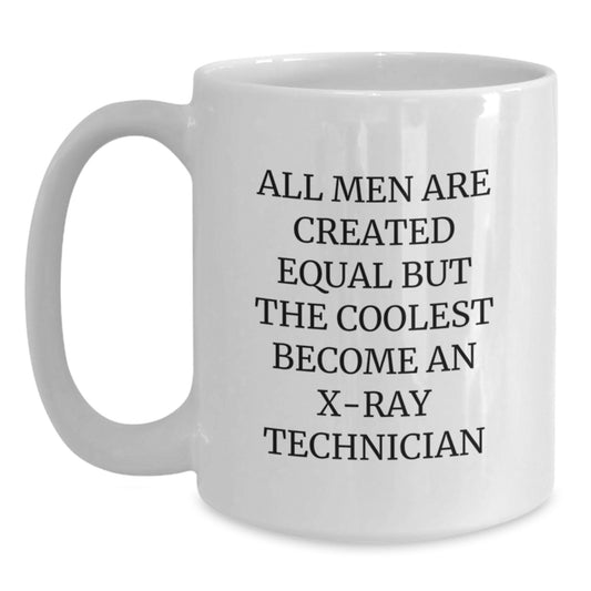 Funny X-Ray Technician Gifts from Men for Graduation Unique Gifts for Him White Coffee Mug - Main