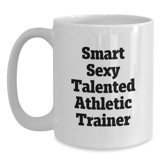 Funny Quotes for Athletic Trainers Gifts from Men to Friends, Inspirational White Coffee Mug for Birthday Unique Gifts - Main