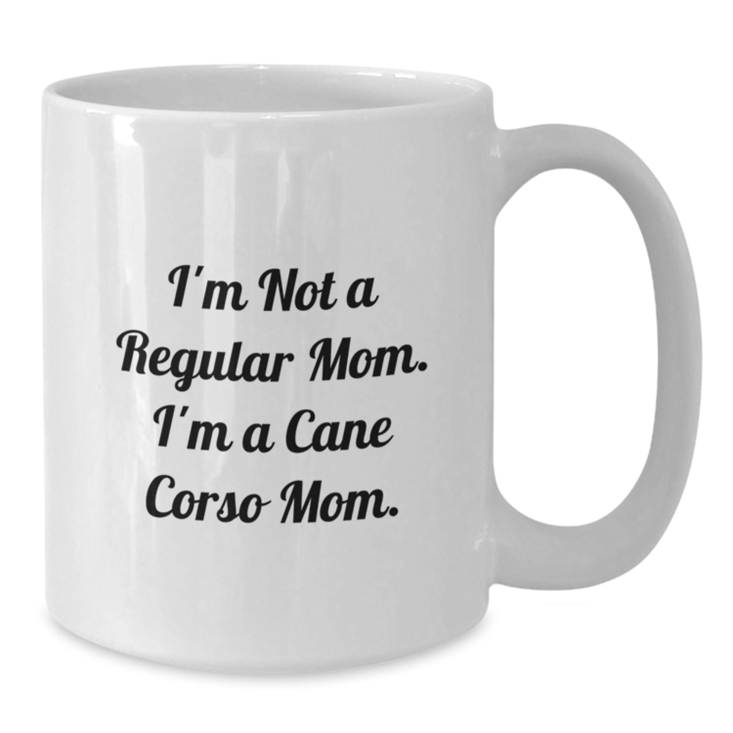 Funny Cane Corso Dog Mom Gifts from Family for Graduation Unique Coffee Mugs, White Cane Corso Dog Lover Mug - Additional