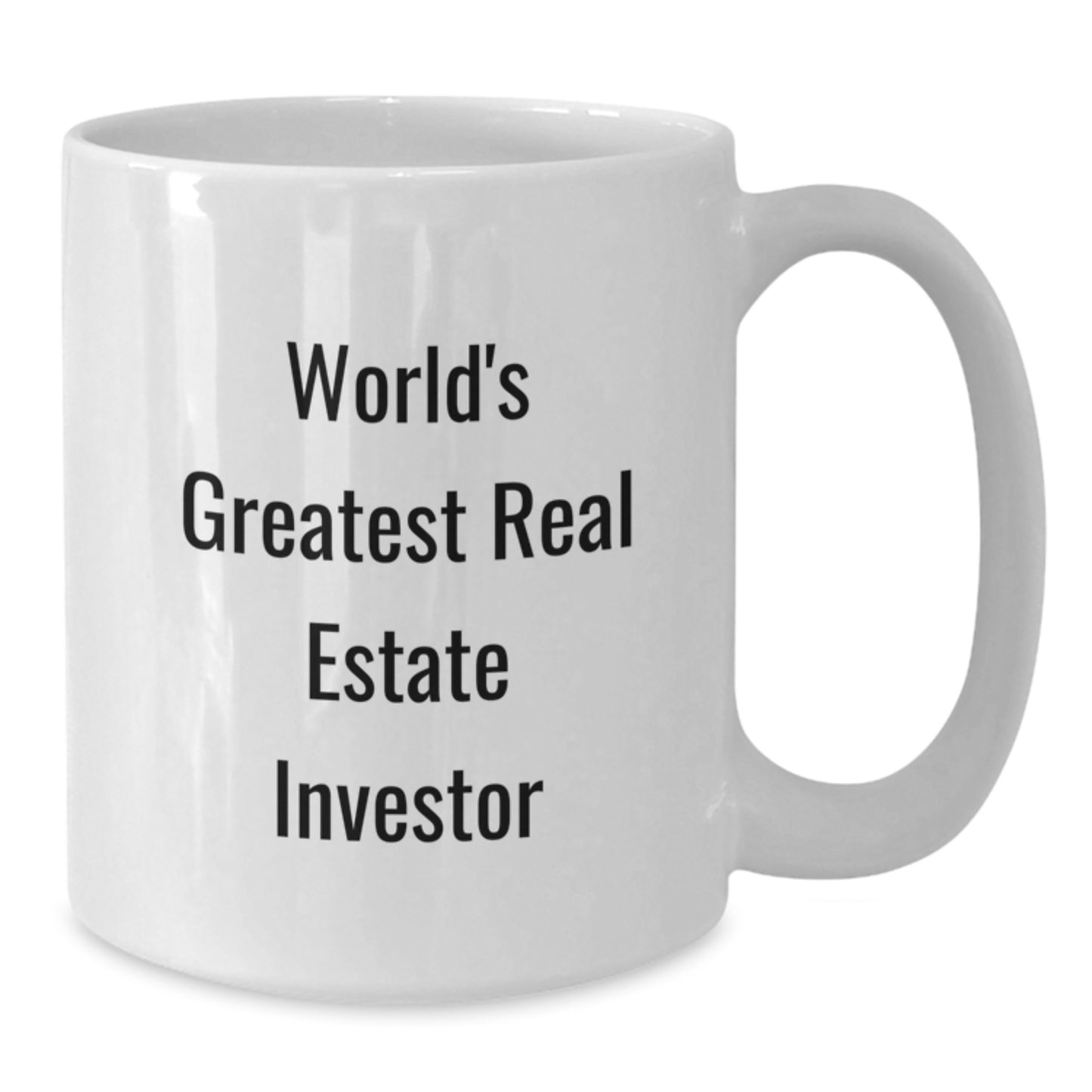 Gifts for Real Estate Investor Friends from Family - World's Greatest Real Estate Investor Funny Quote White Coffee Mug, Christmas Unique Gifts - Additional