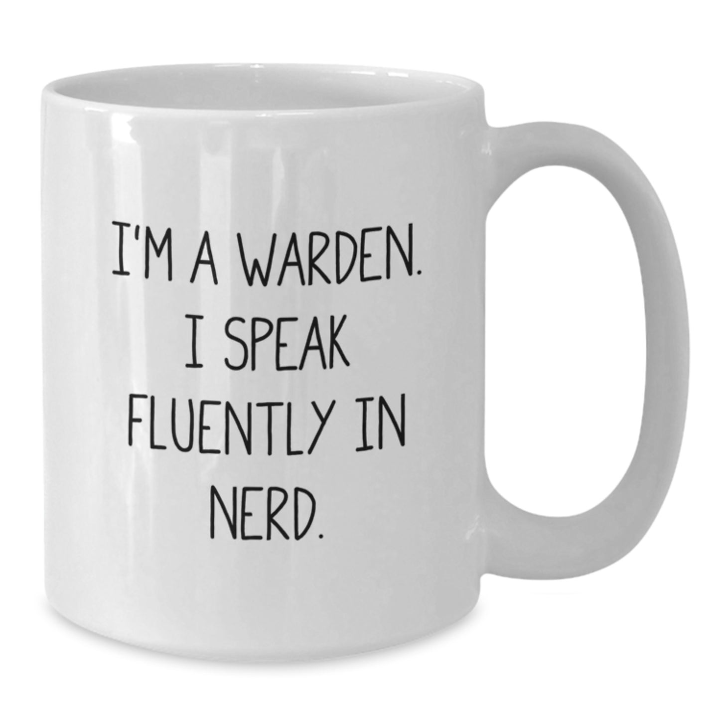 Funny Warden White Coffee Mug Gifts for Warden Friends, Unique Christmas Unique Gifts from Men, Women, Friends, Coworkers, Family - Additional