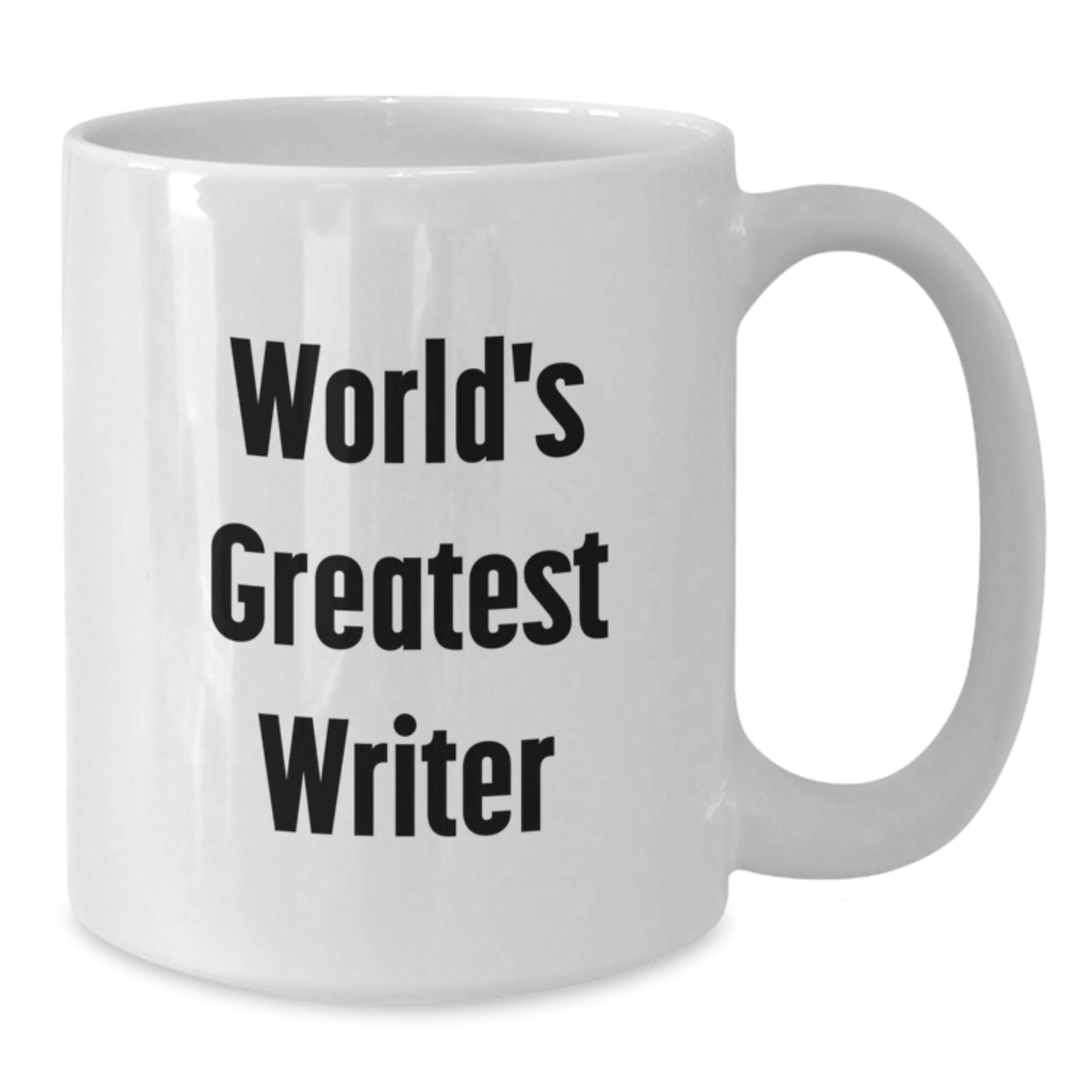 Funny World's Greatest Writer Quote Gifts for Writers, White Coffee Mug, Christmas Unique Gifts from Friends to Writers - Additional