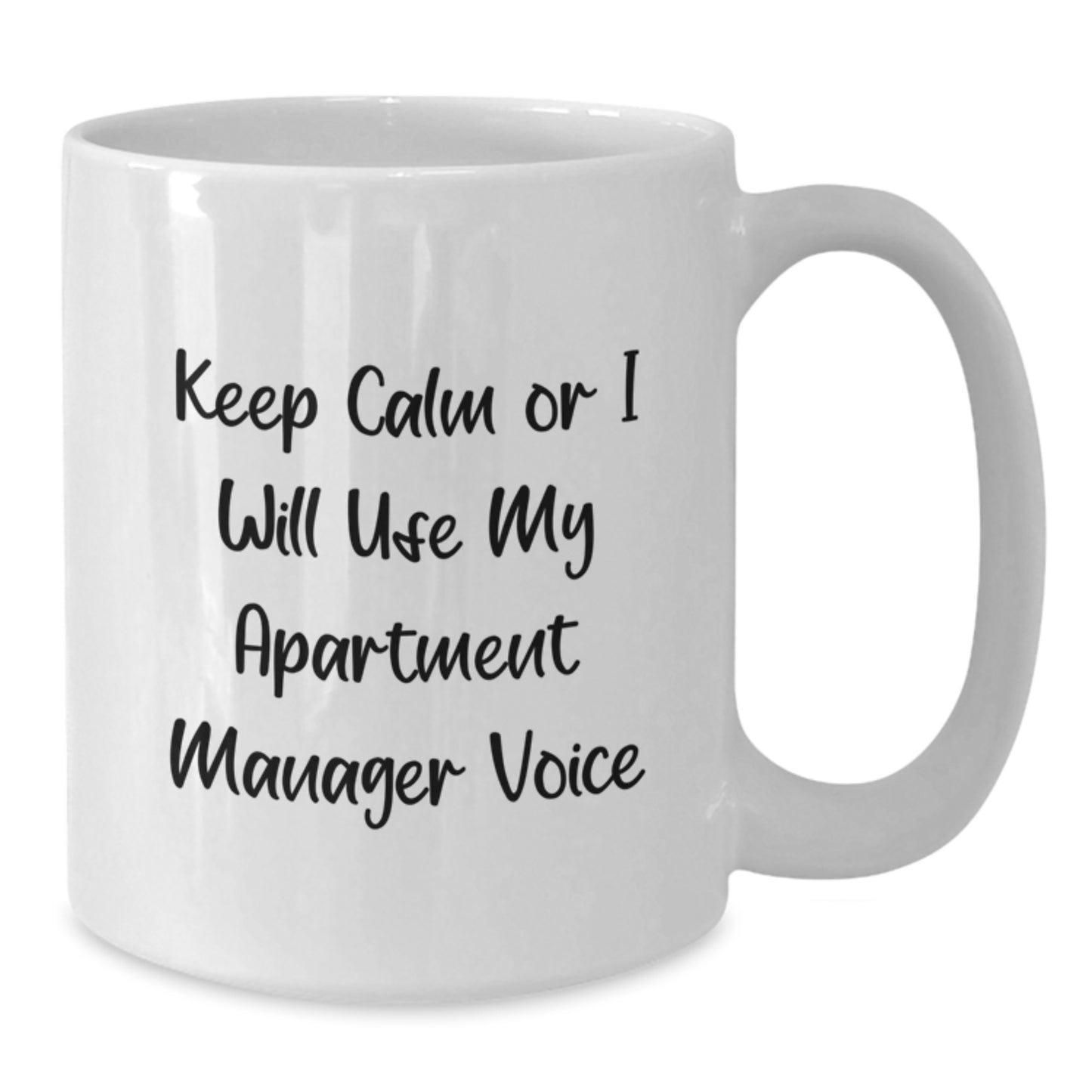 Funny Apartment Manager Gifts from Family - White Coffee Mug for Mom's Unique Mother's Day - Additional