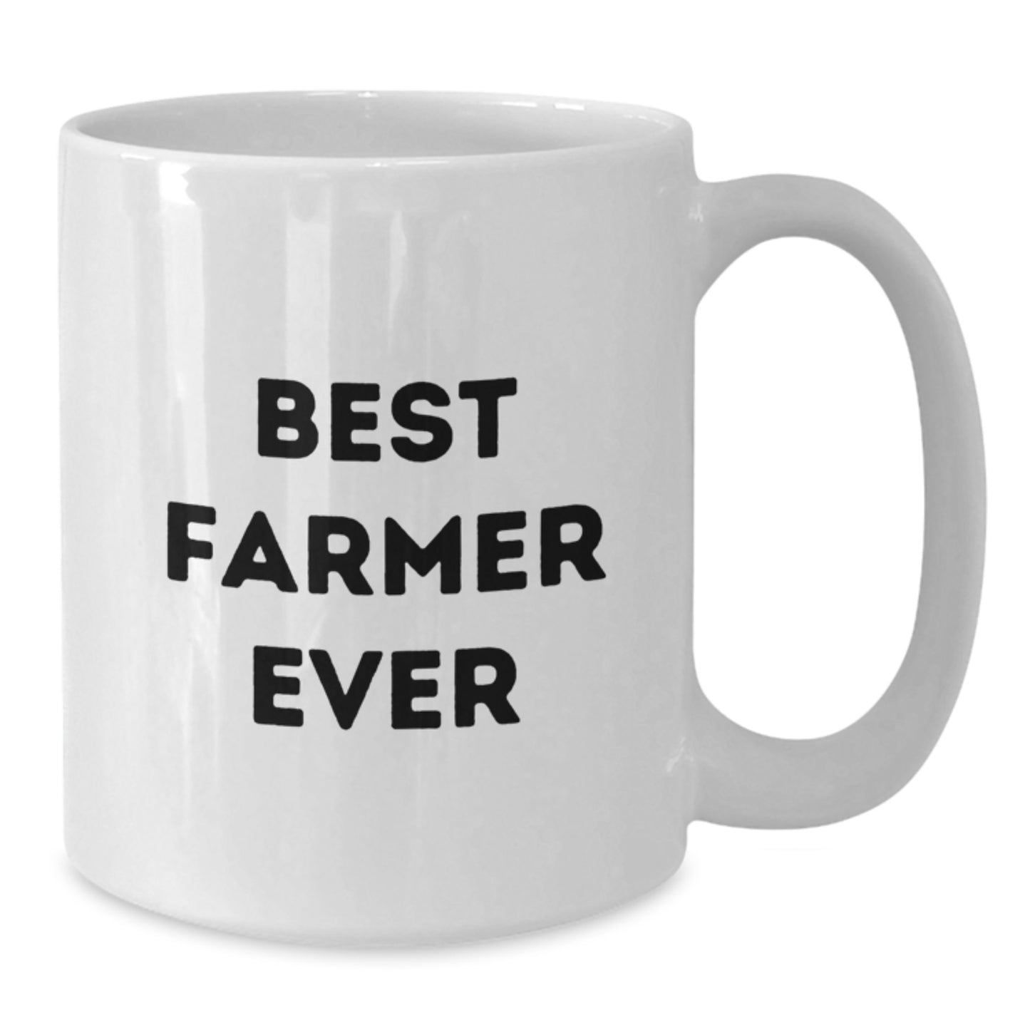 Funny Farmer Gifts from Men to Best Farmer Ever, White Coffee Mug for Graduation - Additional