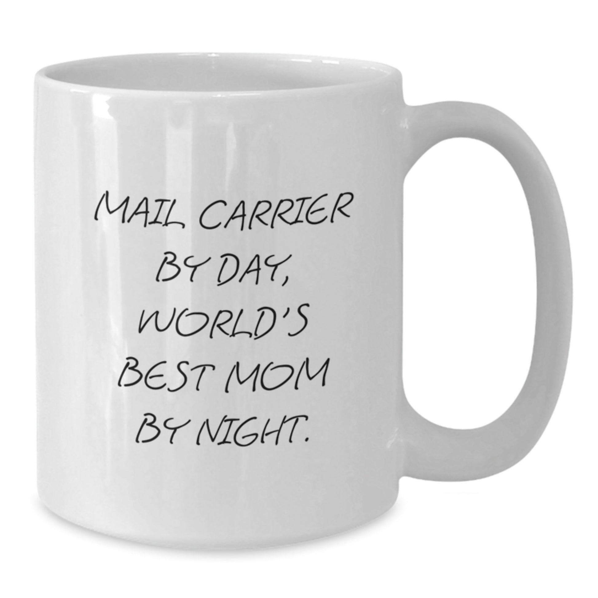 Funny Mail Carrier Gifts for Men from Family, White Coffee Mug for Graduation Unique Presents - Additional