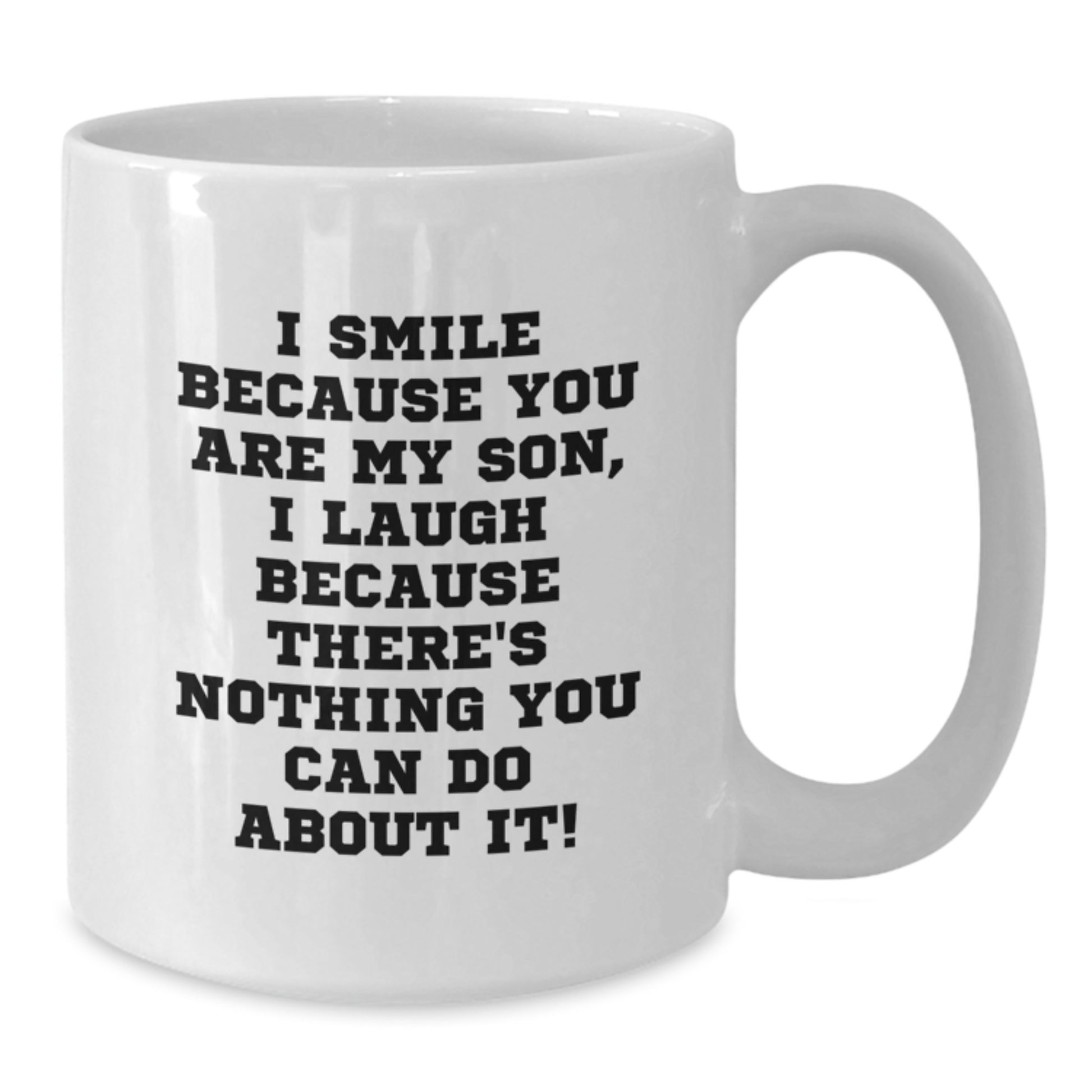 Funny Son White Coffee Mugs Gifts from Mom for Christmas Unique - Additional