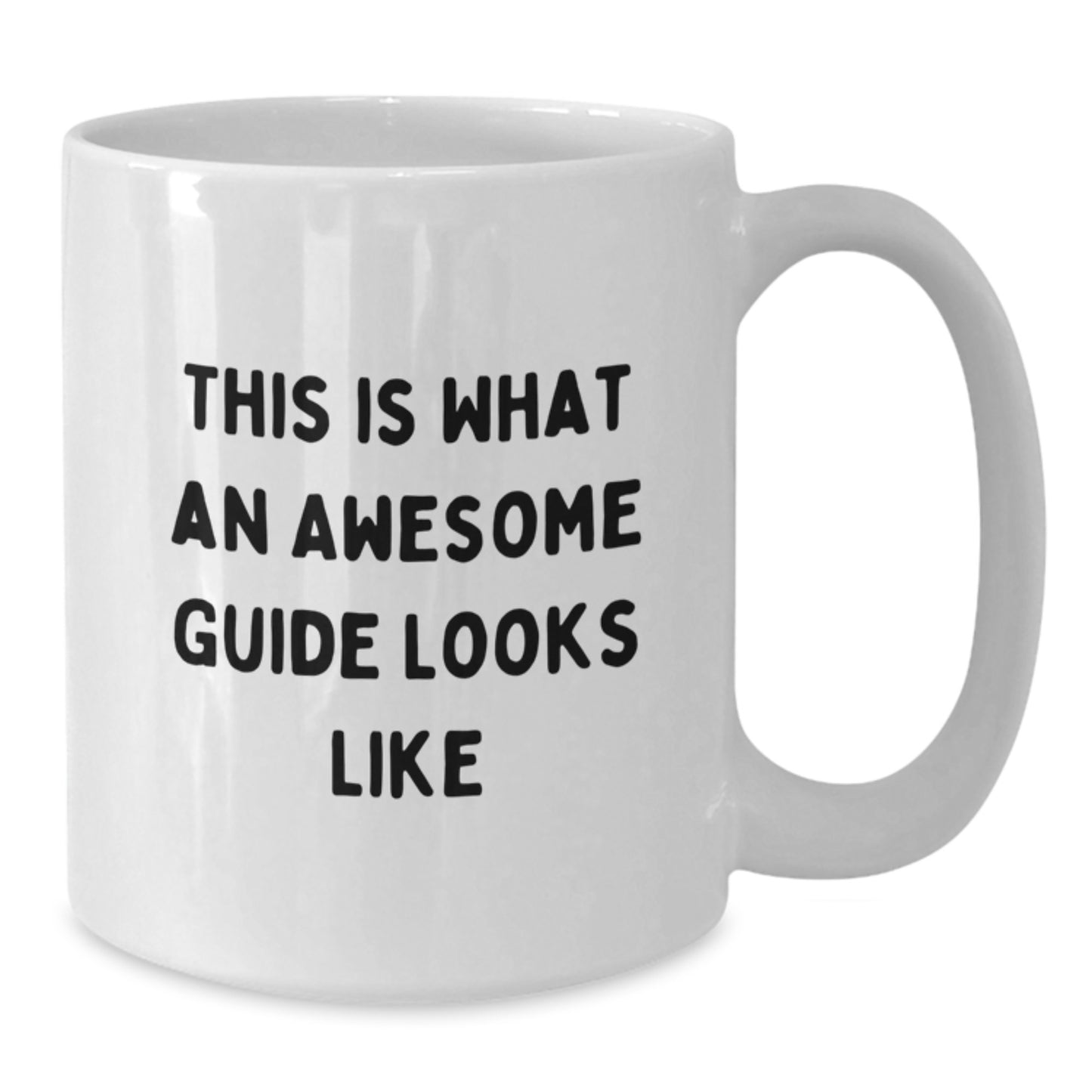 Funny Guide Gifts from Friends for Men Birthday Unique White Coffee Mugs - Additional