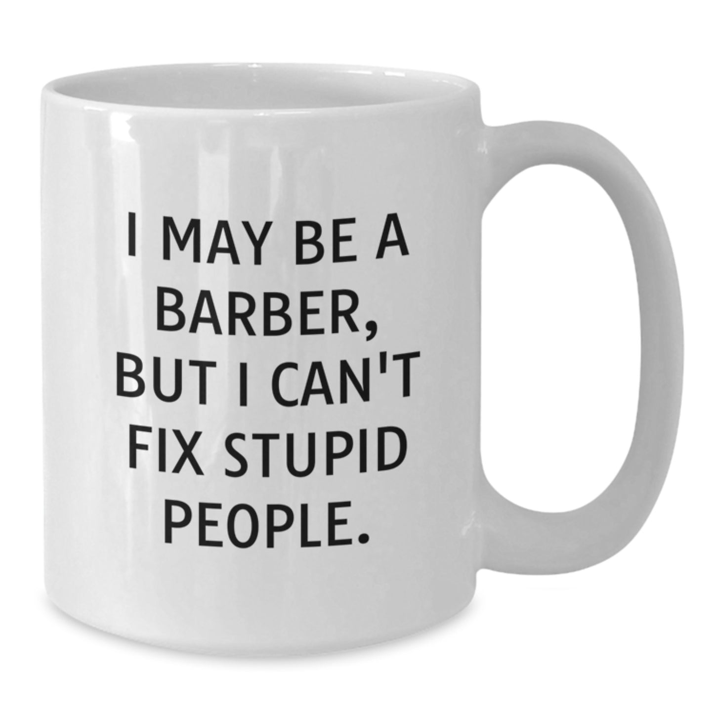 Barber Keepsake White Coffee Mug for Him Birthday Gift - Additional