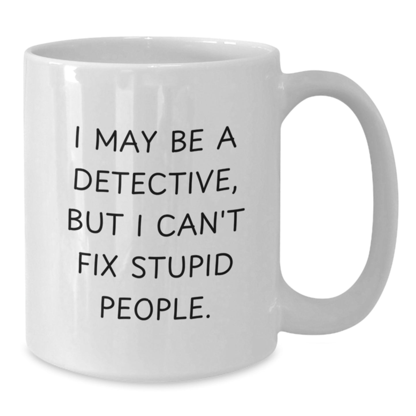 Detective Keepsake White Coffee Mug Surprise Birthday Gift for Him - Additional