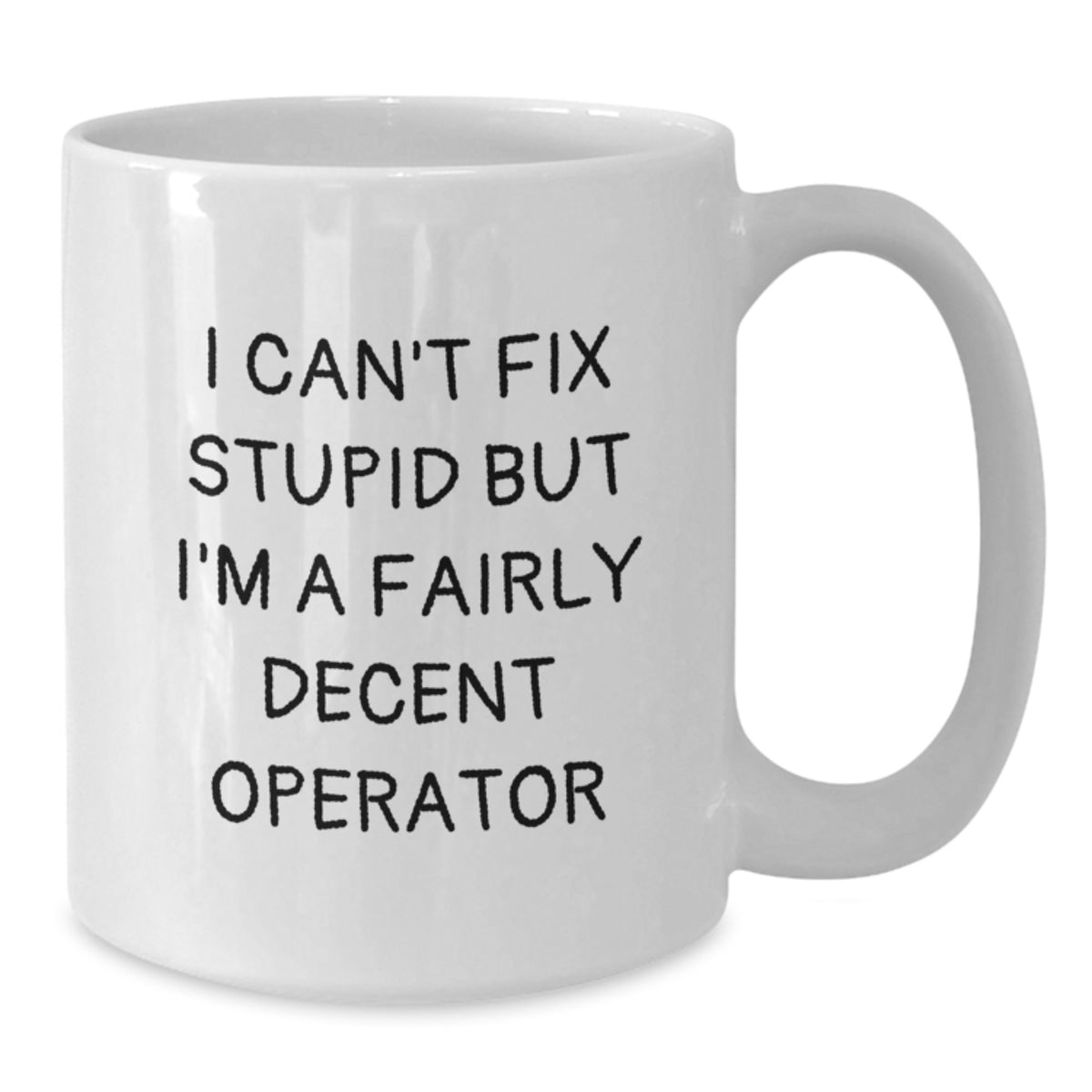 Operator Keepsake White Coffee Mug for Him Christmas Gift - Additional